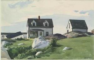 Edward Hopper oil painting