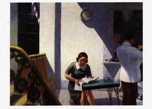 Edward Hopper oil painting
