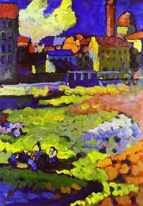 Kandinsky oil painting