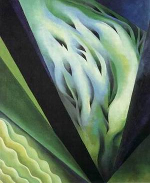 Keeffe oil painting