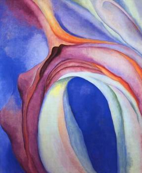 Keeffe oil painting