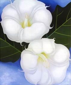 Keeffe oil painting