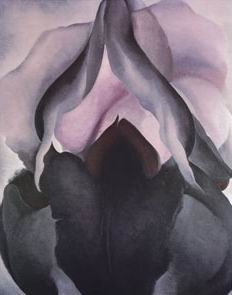 Keeffe oil painting