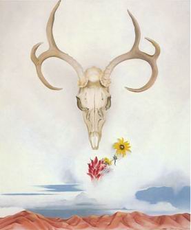 Keeffe oil painting