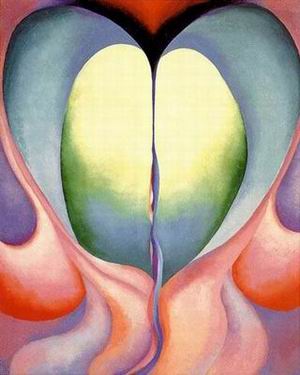 Keeffe oil painting
