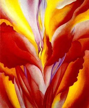 Keeffe oil painting