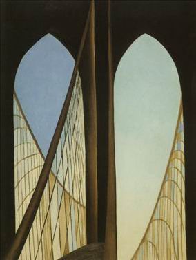 Keeffe oil painting