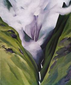 Keeffe oil painting