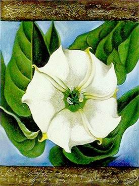Keeffe oil painting
