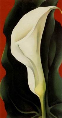 Keeffe oil painting
