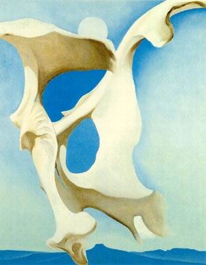 Keeffe oil painting