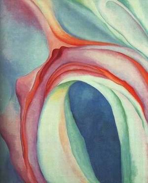 Keeffe oil painting