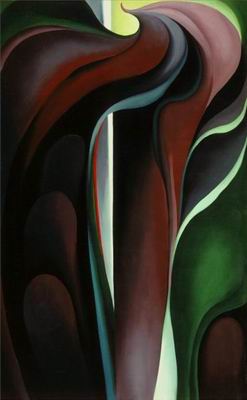Keeffe oil painting