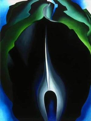 Keeffe oil painting