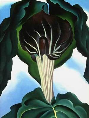 Keeffe oil painting