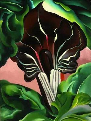 Keeffe oil painting