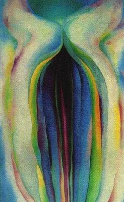 Keeffe oil painting
