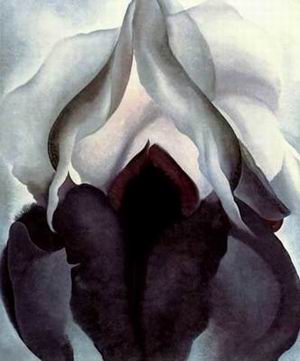 Keeffe oil painting
