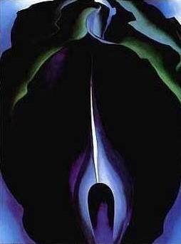 Keeffe oil painting