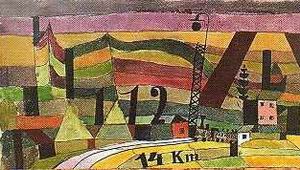 Klee oil painting