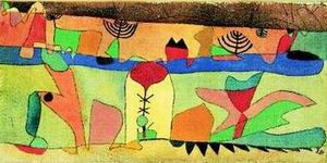 Klee oil painting