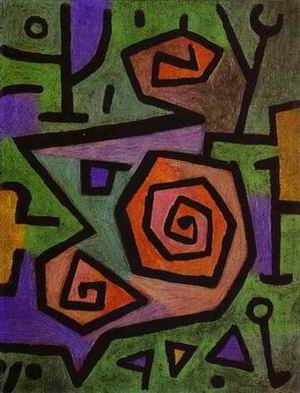 Klee oil painting