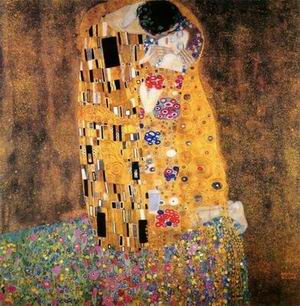 Klimt oil painting