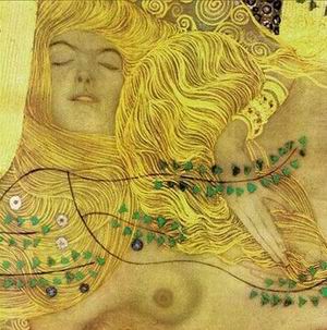 Klimt oil painting
