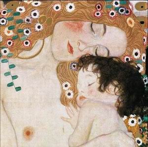 Klimt oil painting