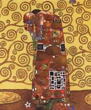 Klimt oil painting