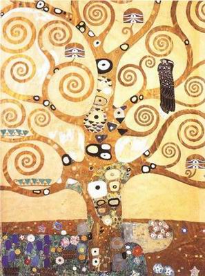Klimt oil painting