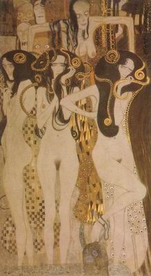 Klimt oil painting