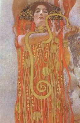 Klimt oil painting