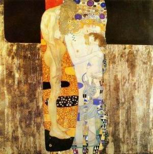 Klimt oil painting