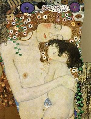 Klimt oil painting