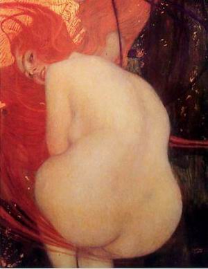 Klimt oil painting