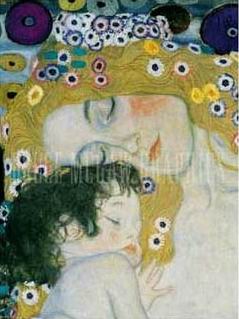 Klimt oil painting