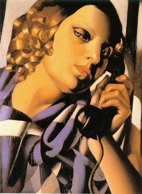 Lempicka oil painting