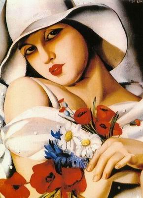 Lempicka oil painting