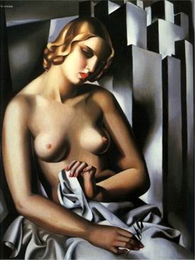 Lempicka oil painting