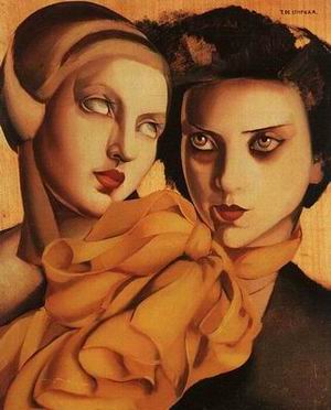 Lempicka oil painting