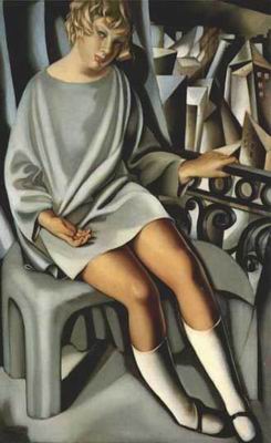 Lempicka oil painting