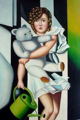 Lempicka oil painting