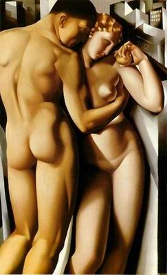 Lempicka oil painting