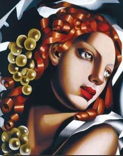 Lempicka oil painting