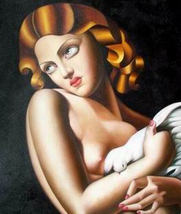 Lempicka oil painting