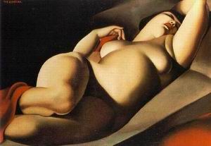 Lempicka oil painting