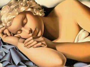 Lempicka oil painting