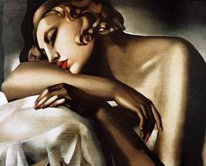 Lempicka oil painting
