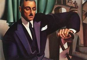 Lempicka oil painting